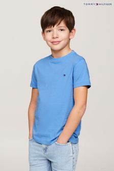 ブルー - Tommy Hilfiger Essential Cotton T-shirt (B78315) | ￥3,170 - ￥3,520