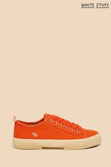 White Stuff Pippa Canvas Lace-up Trainers (B78354) | 223 ر.س
