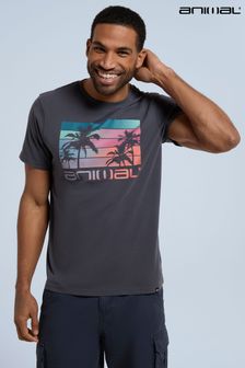 Animal Mens Classico Wave Organic T-Shirt (B78409) | KRW53,400