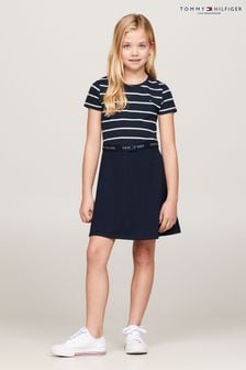 Robe patineuse Tommy Hilfiger Essential bleue