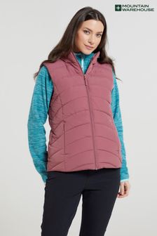 Mountain Warehouse Pink Womens Opal Padded Lightweight Outdoor Gilet (B78718) | €53