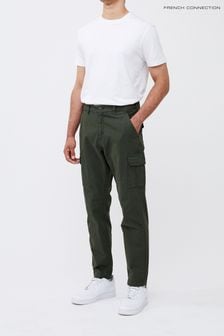 Зеленые брюки карго из ткани рипстоп French Connection (B78869) | €84