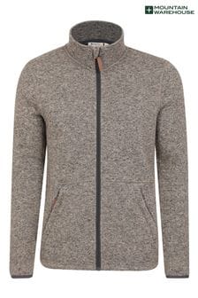 Mountain Warehouse Grey Mens Idris II Full-Zip Fleece Jacket (B78998) | kr623