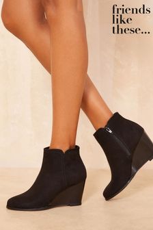 Next wedge ankle boots store
