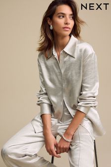 Women s Tall Silver Partywear Tops Next Oman