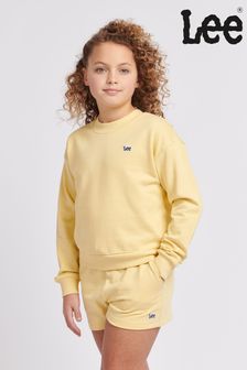 Lee Girls Yellow Regular Fit Badge Sweatshirt (B79503) | kr454 - kr545