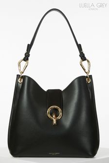 Luella Grey Lottie Hobo Black Tote Bag (B79554) | €165