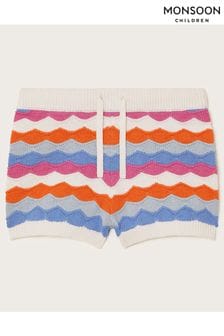 Monsoon Multi Wavy Stripe Knit Shorts (B79621) | €31 - €37