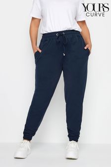Yours Curve Blue Elasticated Stretch Joggers (B79654) | €35