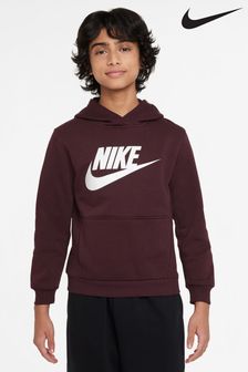 Nike Burgundy Red Club Fleece Logo Hoodie (B79688) | 240 zł