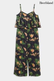 River Island Girls Double Layer Jumpsuit