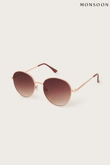 Monsoon Gold Round Twist Frame Sunglasses (B80109) | €21