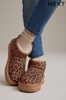 Girls Leopard Print Boots Animal print Chelsea Boots Next UAE