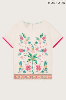 Monsoon Tropical Palm Print T-Shirt