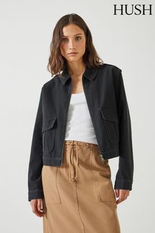 Hush Laurie Zip-Up Utility Jacket