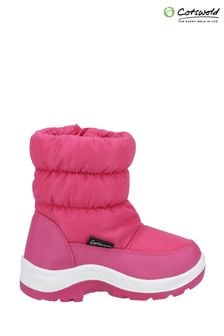 Cotswolds Pink Tirely Wellingtons Boots (B80430) | $34