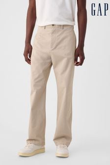 Neutralny - Spodnie typu chino Gap w stylu lat 90. o luźnym kroju (B80824) | 285 zł