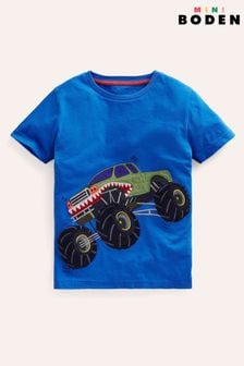Boden Blue Monster Truck T-Shirt (B81415) | KRW40,600 - KRW44,800