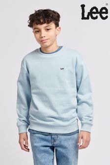 Lee Blue Boys 100% Cotton Badge Sweatshirt (B81803) | $60 - $72