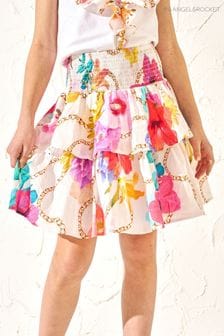 Angel & Rocket Multi Katie Tiered Print Skirt