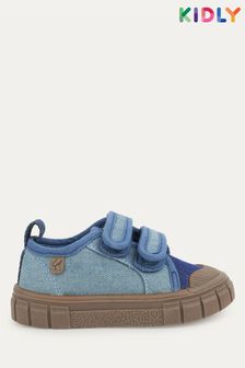 حذاء رياضي دنيم كانفاس أزرق سادة من Kidly (B82356) | 153 ر.س