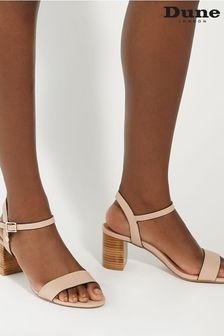Dune London Pink Wide Fit Jelly Two Part Block Heel Sandals (B82437) | €118