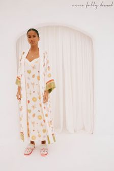 Never Fully Dressed Cream Mystic Maxi Robe (B82508) | kr1 180