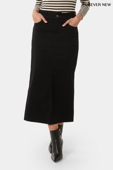 Forever New Black Natalie Maxi Skirt (B82557) | €86