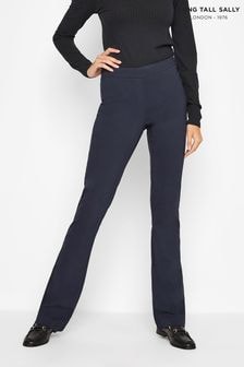 Long Tall Sally Blue Bi-Stretch Bootcut Trousers (B82620) | $63