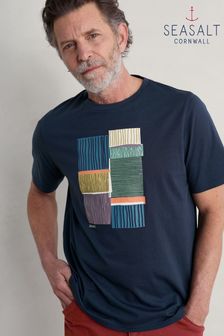 Мужская футболка с принтом Seasalt Cornwall (B82687) | €47