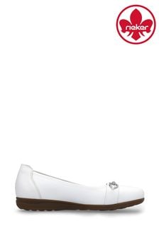 أبيض - Rieker Womens Ballerina Shoes (B82860) | 414 ر.س