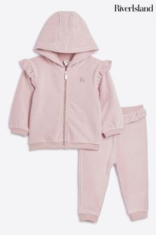 Girls river island tracksuit deals