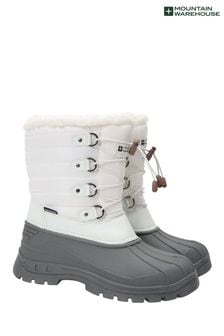Mountain Warehouse White Womens Whistler Snow Walking Boots (B83278) | kr597