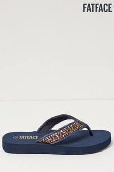 FatFace Blue Pentle Flip-Flops (B83423) | $43