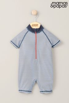 Mamas & Papas Nautical Stripe Long Sleeve Rashsuit (B84021) | $32