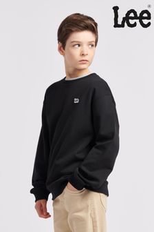 黑色 - Lee男童款徽章運動衫 (B84197) | NT$1,630 - NT$1,960
