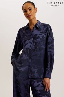 Ted Baker Blue Oversized Bormida Shirt (B84304) | HK$1,285