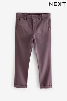 Fikon lila - Stretch Chino Trousers (3-17yrs) (B84359) | kr180 - kr260