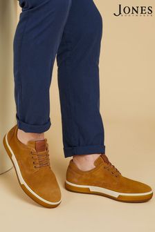 بني - حذاء رياضي أزرق Seaford من الجلد السويدي من Jones Bootmaker (B84397) | 51 ر.ع