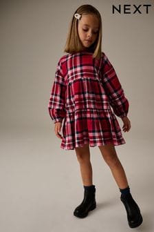 Next red check dress outlet