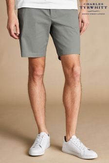 Charles Tyrwhitt Grey Cotton Shorts (B84453) | LEI 298