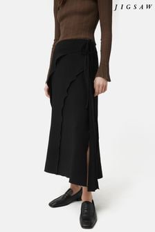 Jigsaw Japanese Crepe Seamed Skirt (B84459) | $300