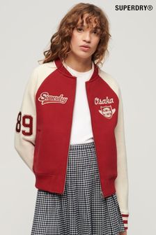 Superdry College Graphic Jersey Bomber Jacket