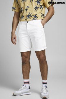 JACK & JONES White Slim Chino Shorts (B84836) | kr510