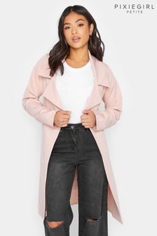 PixieGirl Petite Pink Duster Coat (B84908) | kr584