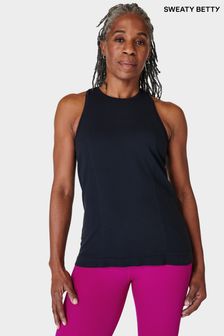 Sweaty Betty Black Athlete Seamless Featherweight Workout Tank (B85061) | kr519
