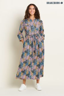 Brakeburn Blue Wildflower Meadow Shirt Dress (B85387) | €118