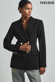Atelier Double Breasted Corset Stitch Blazer (B85408) | 255,670 Ft