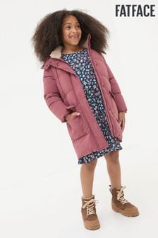 FatFace Letty Rose Pink Longline Padded Jacket (B85737) | €92