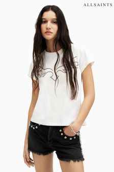 AllSaints White Randal Anna T-Shirt (B85912) | AED305